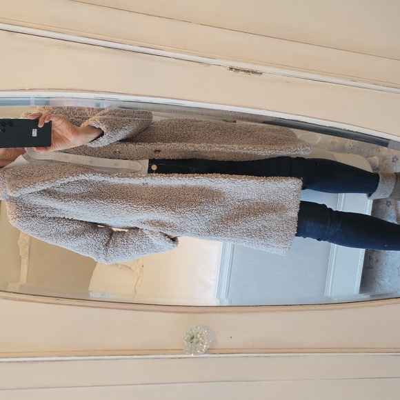 J. Crew Women's Cozy Sherpa Coat xxs - Picture 3 of 7